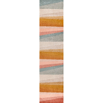 Prism Geometric Striped Area Rug